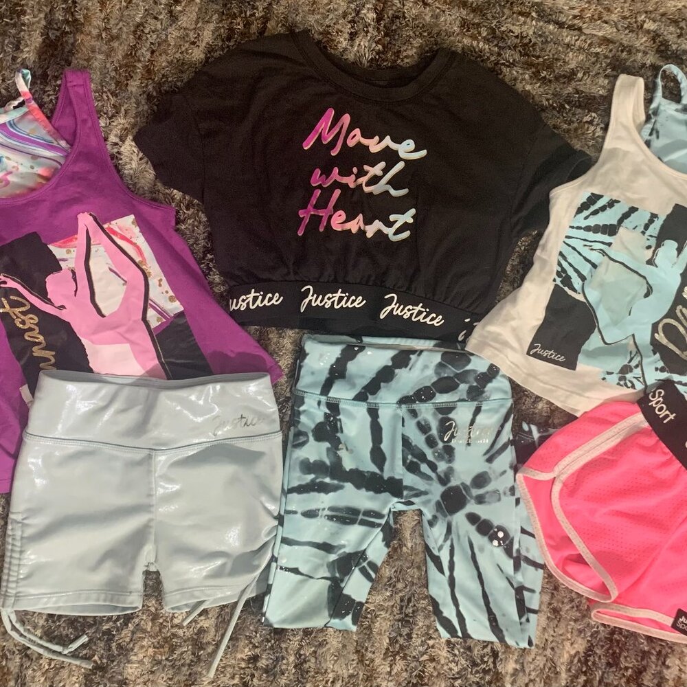 Girls JUSTICE SPORTS LOT Sz 5/6